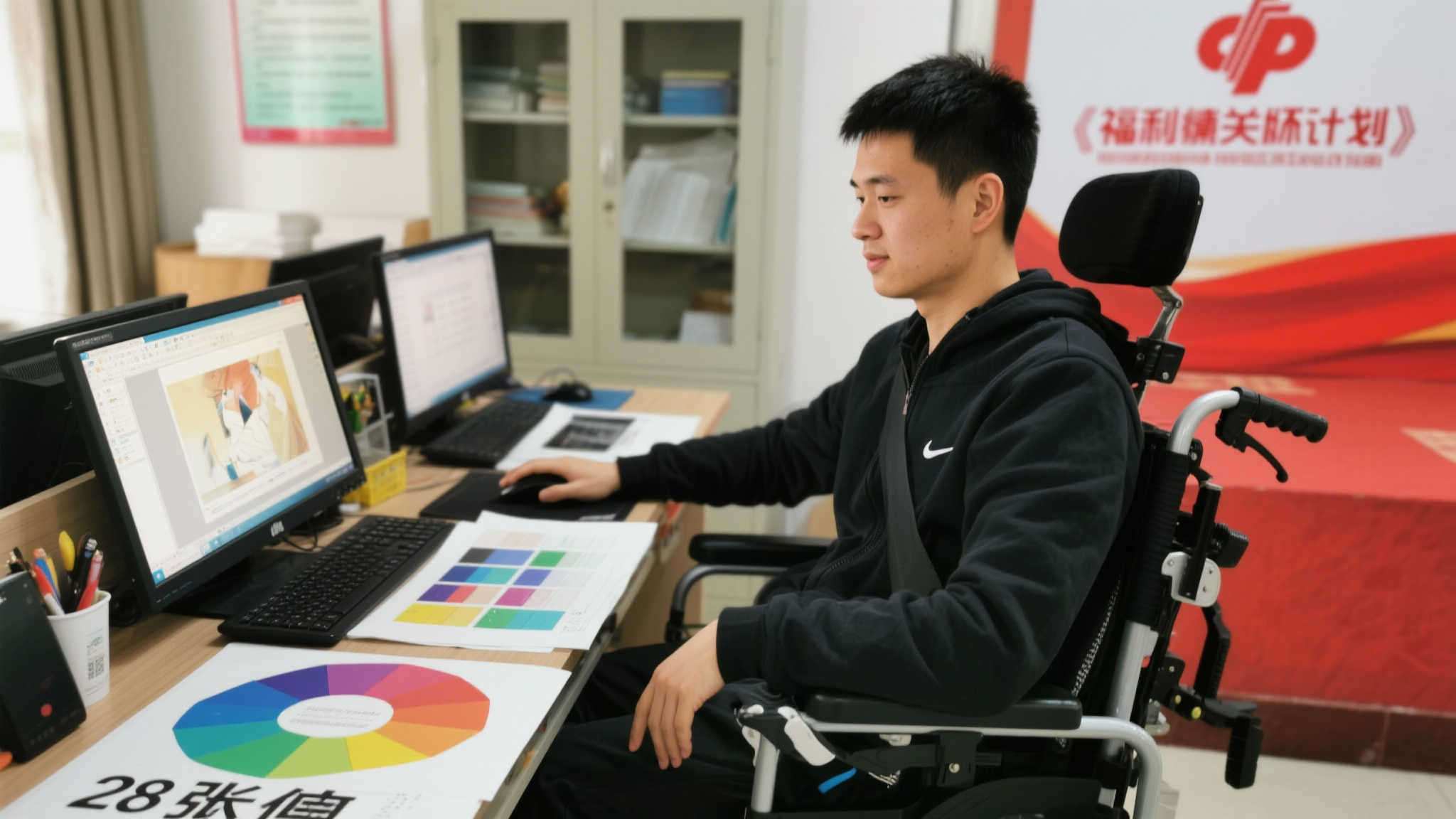 【爱心助残·斜杠奋斗】韧性书写多元人生