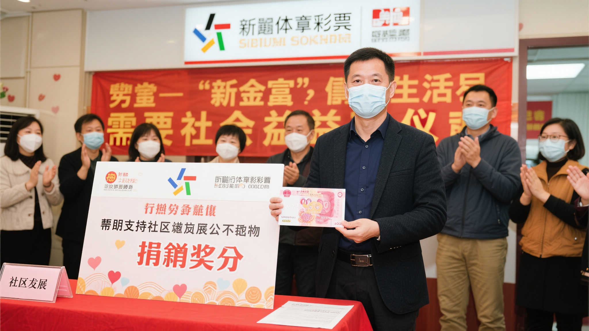 男子18元购彩喜中千万大奖 兑奖时慷慨捐5万助公益 男子18元购彩喜中千万大奖 兑奖时慷慨捐5万助公益