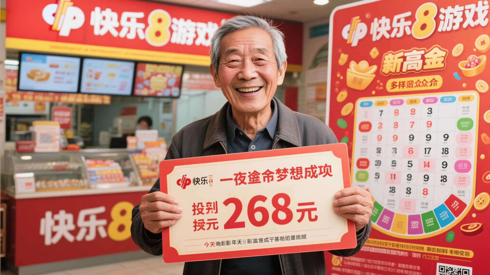 老彩民千元投注快乐8中奖258万 每次至少下注几十倍