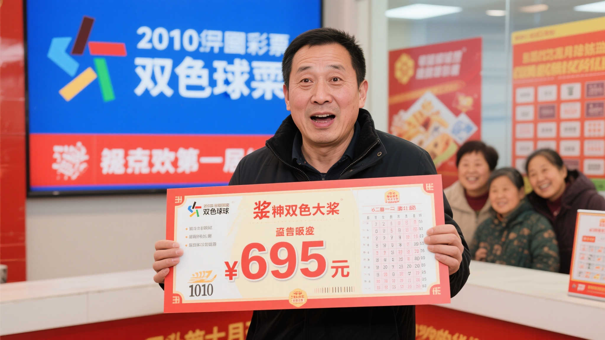 彩民坚持守号两月揽双色球695万 助其走出生活困境