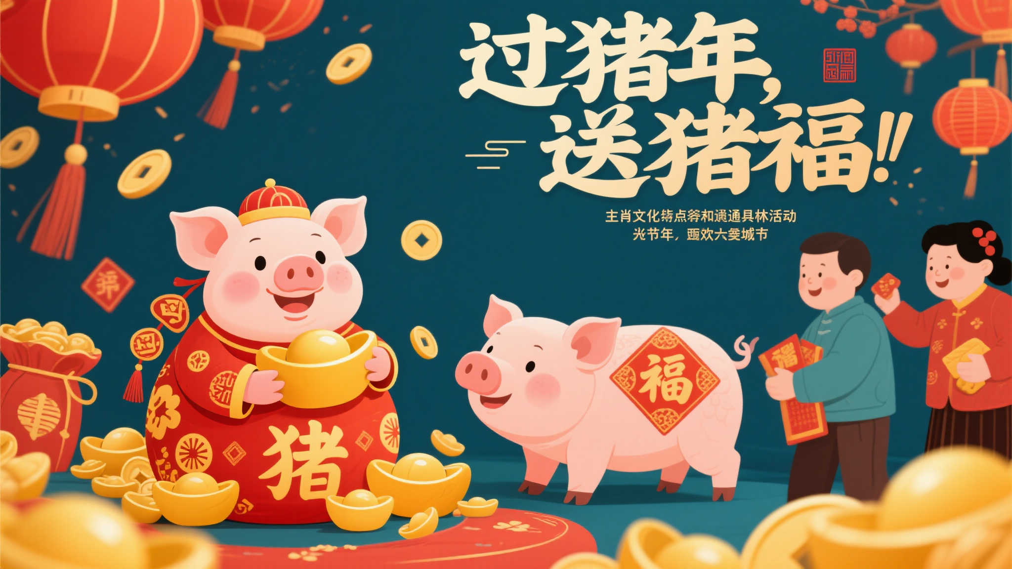 迎接猪年,共享福运:金条豪礼天天送 迎接猪年,共享福运:金条豪礼天天送